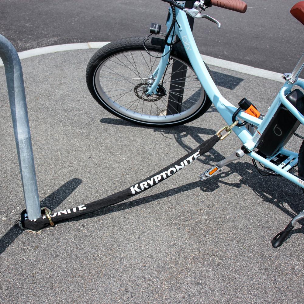 Kryptonite New York Cinch Ring Lock 1213 - Hochsicherheits-Kettenschloss für Fahrrad und E-Bike - Panzerkabelschloss
