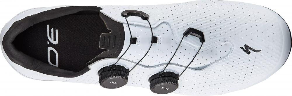 Specialized Torch 3.0 Rennradschuh Weiß Größe 48 - Leichter Performance-Schuh mit steifer Sohle