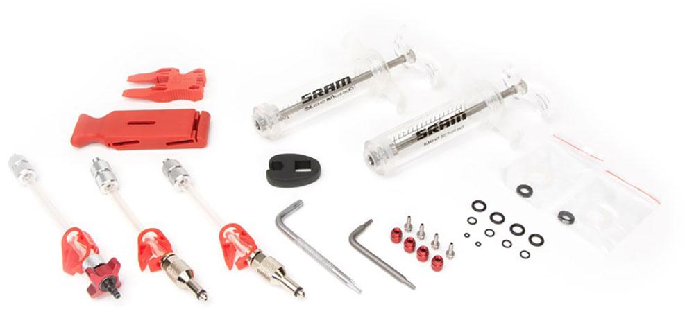SRAM Entlüftungskit Professional ohne DOT 5.1 - präzises, tropfenfreies Bremsen-Entlüften