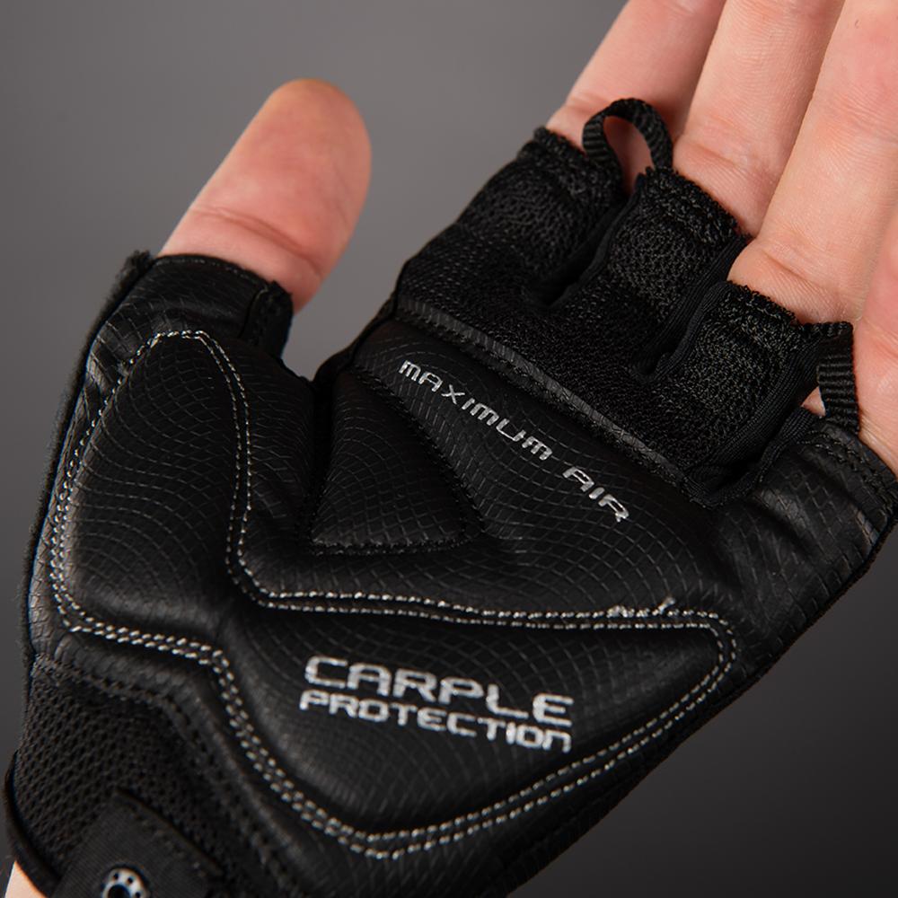 CHIBA Cool Air - Radhandschuhe kurzfinger, schwarz, S, atmungsaktiv