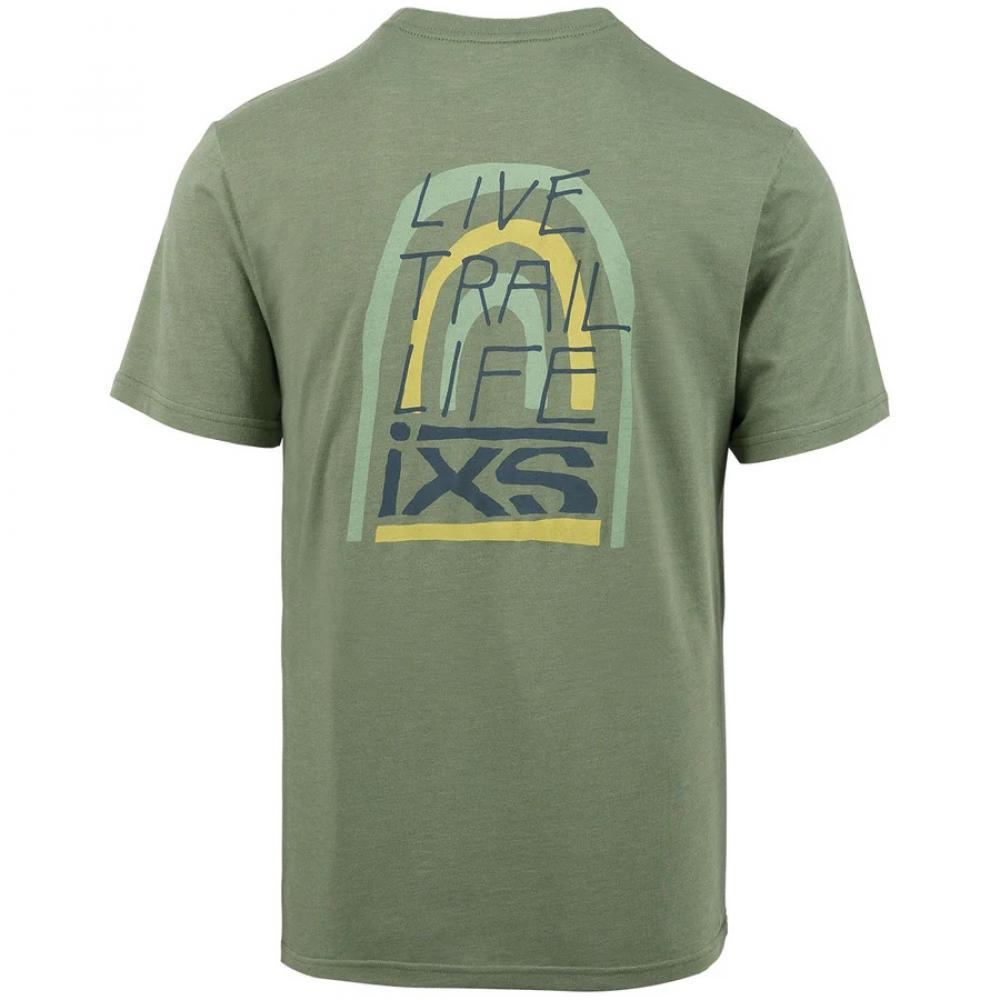 IXS Sports Division iXS Arch organic tee L Sage - lässiges Bio-Casualshirt für Alltag & Freizeit