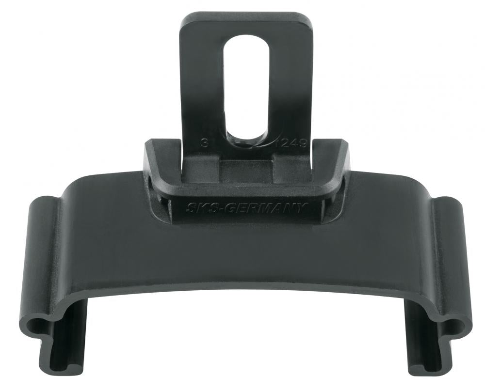 SKS Bluemels Schiebebrücke Style 56 für 28 Zoll Schutzbleche, 56 mm Breite, Kunststoff, für 90° und 0° Montage, ideal für stabile Befestigung und optimalen Sitz