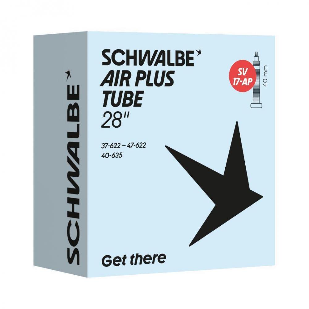 Schwalbe Air Plus Schlauch Nr. 17-AP 28 Zoll - SV 40 mm