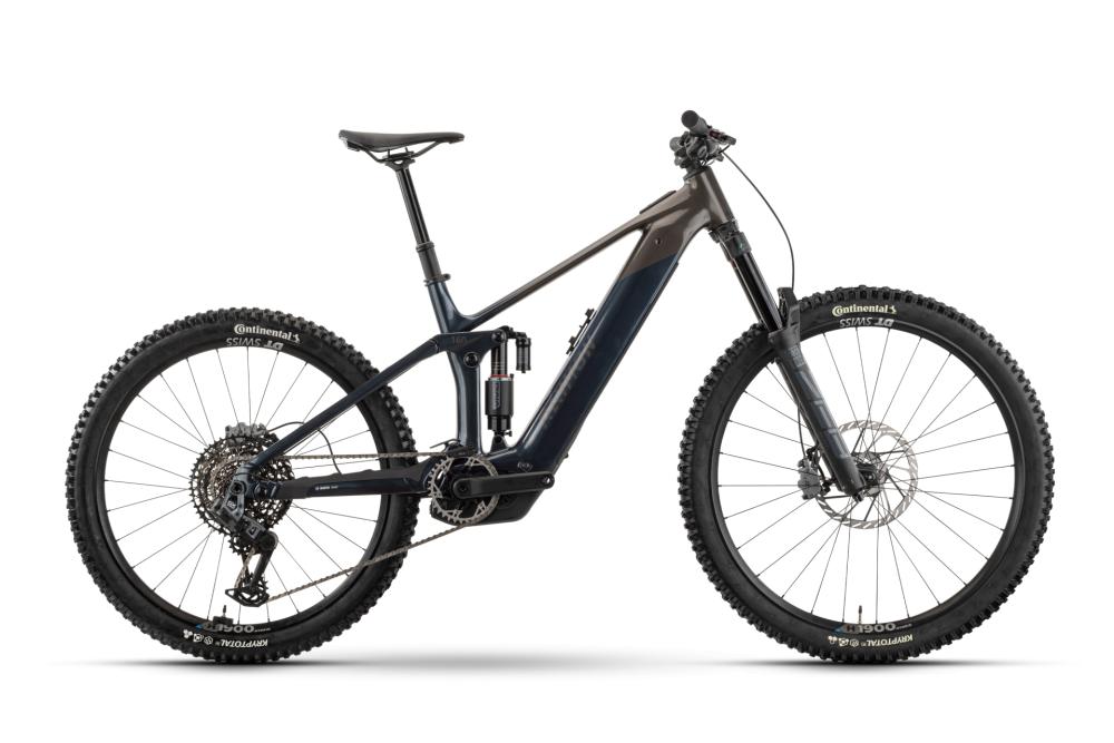 RAYMON Vamok Ultimate E-Fully Größe S - Bosch Performance Line CX - 800 Wh - SRAM GX Eagle Transmission AXS - Smokeblue/Pipegrey