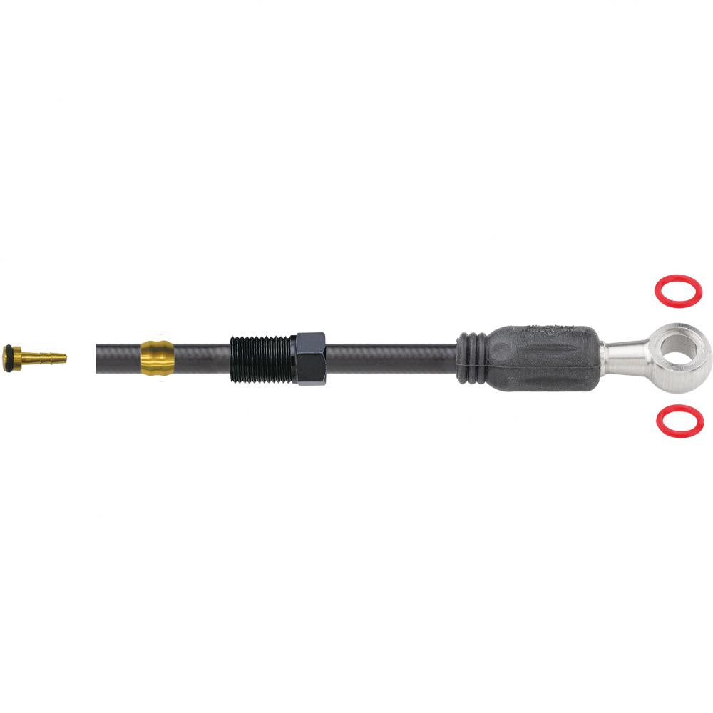 Jagwire Bremsleitungsset Sport Hydraulic für Mineralöl l Schwarz - zuverlässige Bremsperformance