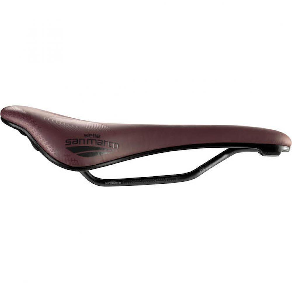 Selle San Marco Sattel Shortfit 2.0 Supercomfort Racing 140 x 255 mm Brick Red - maximaler Komfort & Performance