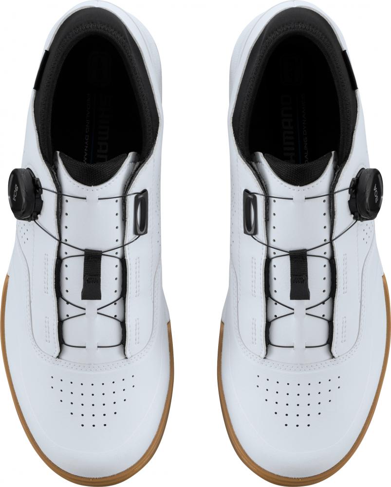 SHIMANO Fahrradschuhe GF800 Herren/Damen MTB Flatpedal Größe 46 Weiß