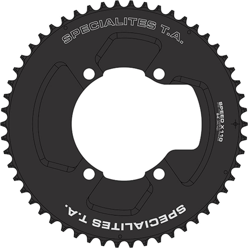 TA Kettenblatt Speed 2 X110 53Z schwarz außen 10/11-f