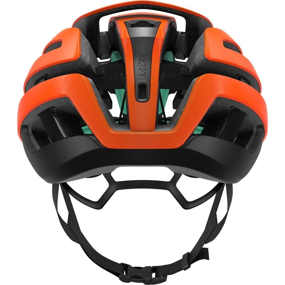 LAZER Helm Z1 KinetiCore Road Flash Orange M 55-59 cm - leichter Aero-Rennradhelm