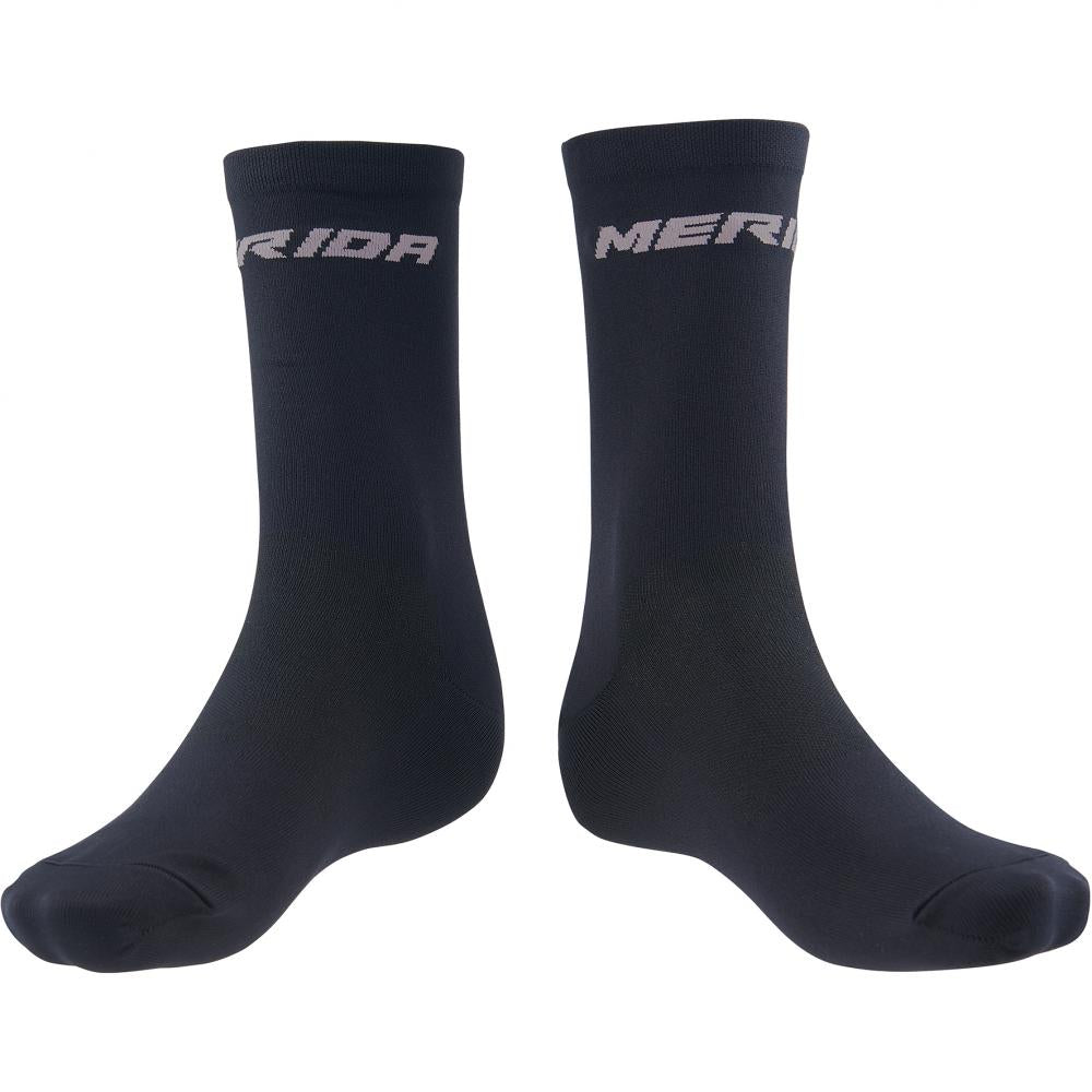 Merida Socken RACE 37-39 Schwarz/grau - leichte, atmungsaktive Bikesocken