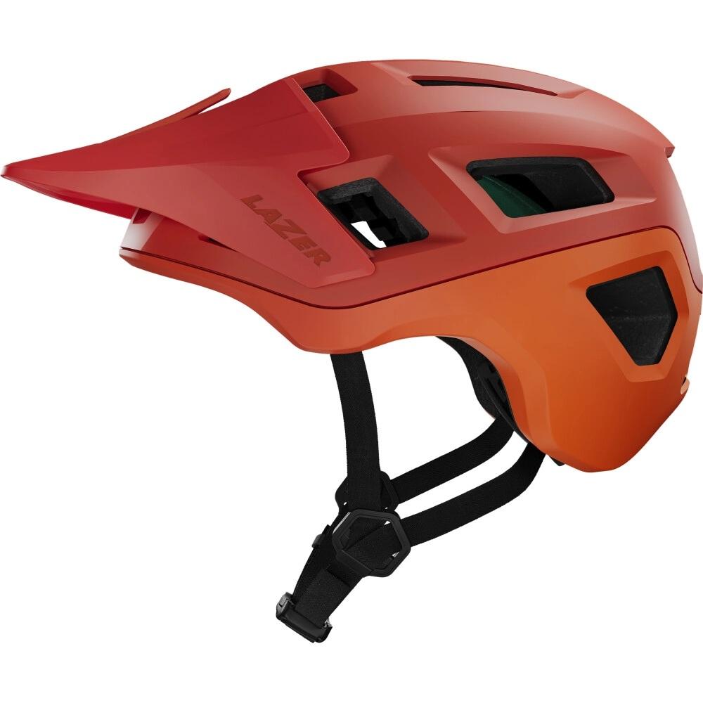 LAZER Helm Coyote KinetiCore MTB Matte Rust Orange (L) - sicherer Trail-Helm mit starker Belüftung