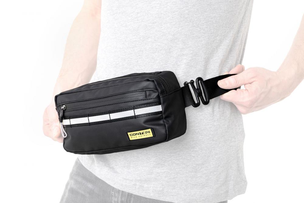 Contec Lenkertasche Mile Grinder Race 3 schwarz Größe 25x8.5cm 3 Liter