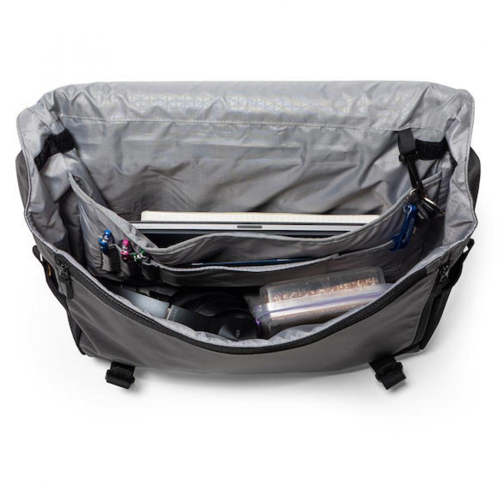 Burley Gepäcktasche Transit Messenger Bag 12 L Grau - ideale Tasche für den TRAVOY