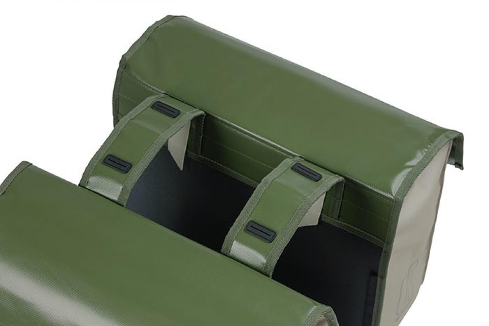 Basil Doppeltasche Urban Load green 46x40x17 cm 48l - Doppelpacktasche