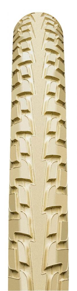Continental Ride Tour Fahrradreifen 42-622 Creme Reflex E-25, Drahtreifen mit markantem Blockprofil