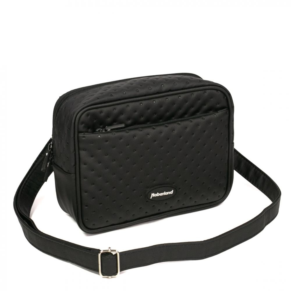 Haberland Lenkertasche Lifestyle schwarz - stilvolle Lenkertasche für Alltag und Tour