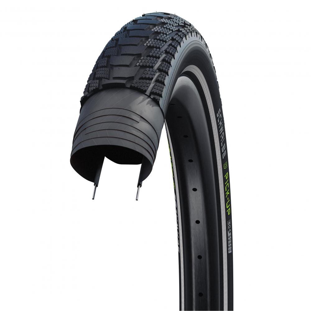 Schwalbe Reifen Pick-Up 26x2.15\" 55-559 schwarz Reflex E-50 HS609 Draht