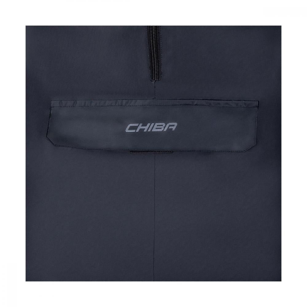 CHIBA Regenponcho - wasserdicht, winddicht, M/L, schwarz, reflektierend