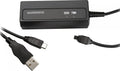 SHIMANO SM-BCR2 Di2 Ladegerät für interne Akkus. Schwarz mit USB- und Di2-Anschluss, Lade-LEDs.