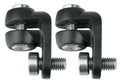 SKS Federgabeladapter gewinkelt für RockShox/Suntour, schwarz, zur Schutzblechmontage an M5-Gewinde.