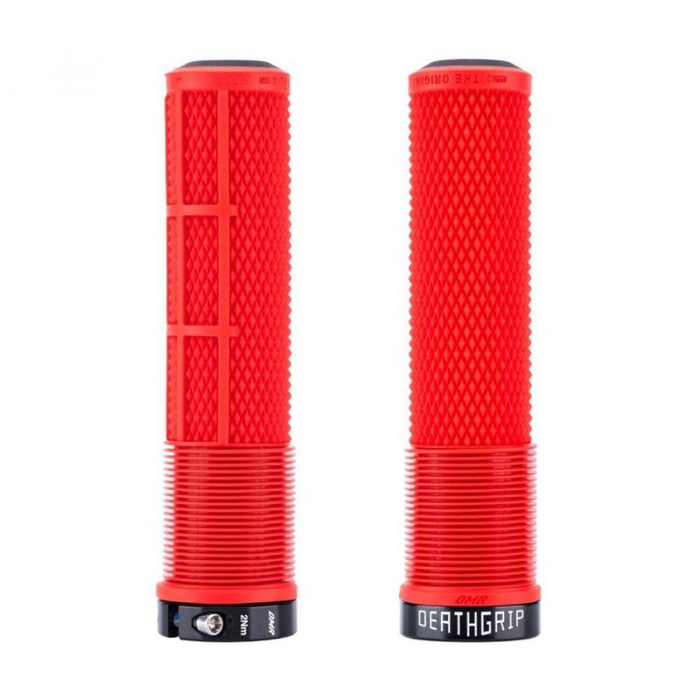 DMR Brendog DeathGrip2 Flangeless Lock-On Griffe Thin 135 x 29,8 mm Rot