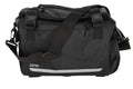 Schwarze Zefal Gepäckträgertasche Z Travel 60, 20L Fahrradtasche mit Reflektorstreifen und robusten Reißverschlüssen.