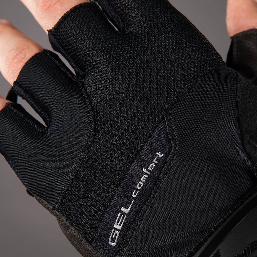 CHIBA Gel Comfort - Radhandschuhe schwarz, Größe M, Gelpolsterung, atmungsaktiv