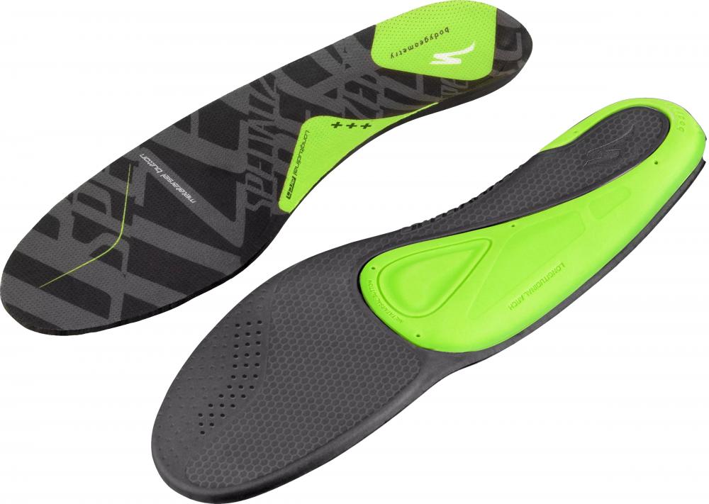 Specialized BG SL Footbed Einlegesohle Grün Größe 48-49 - Performance Fußbett für Radsportschuhe - BG FITTING