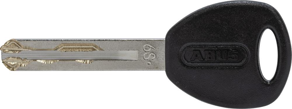 ABUS YARNIT 4004K/110 Textil-Kettenschloss - Denim Blue, 110 cm, 24 mm, 880 g, Security Level 7, Anti-Picking-Zylinder