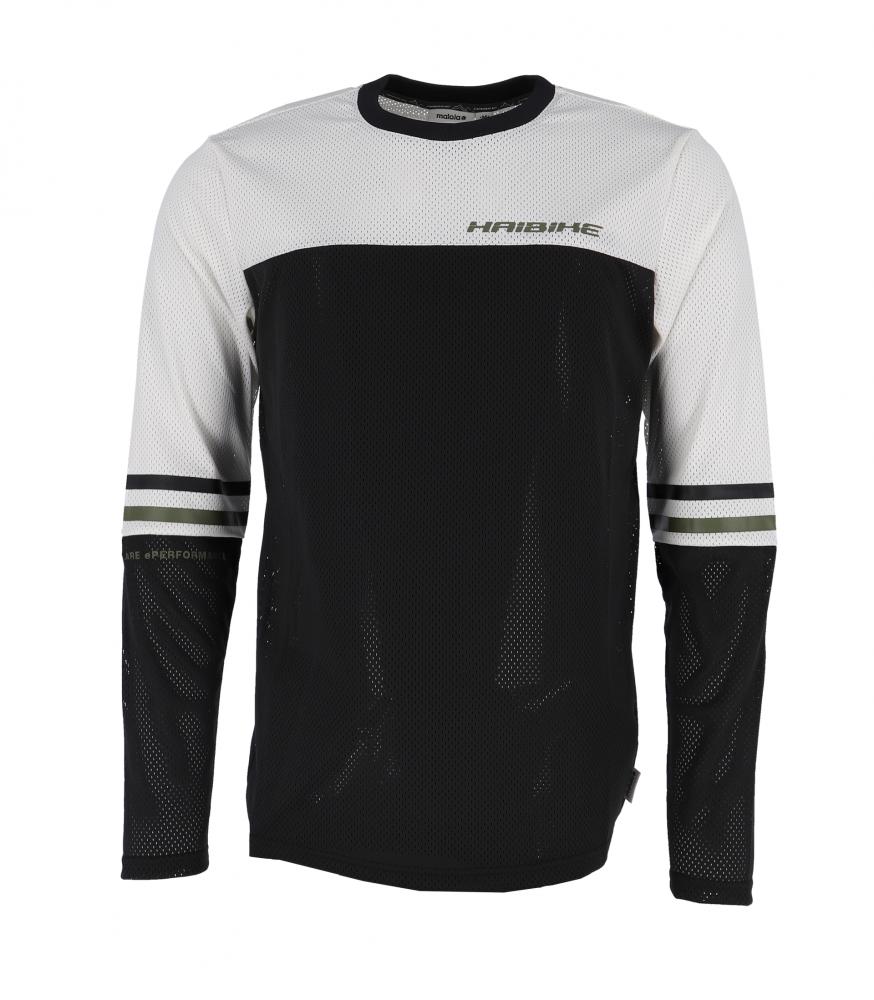 Haibike Hochries Freeride Langarmshirt - XXL, schwarz/multi