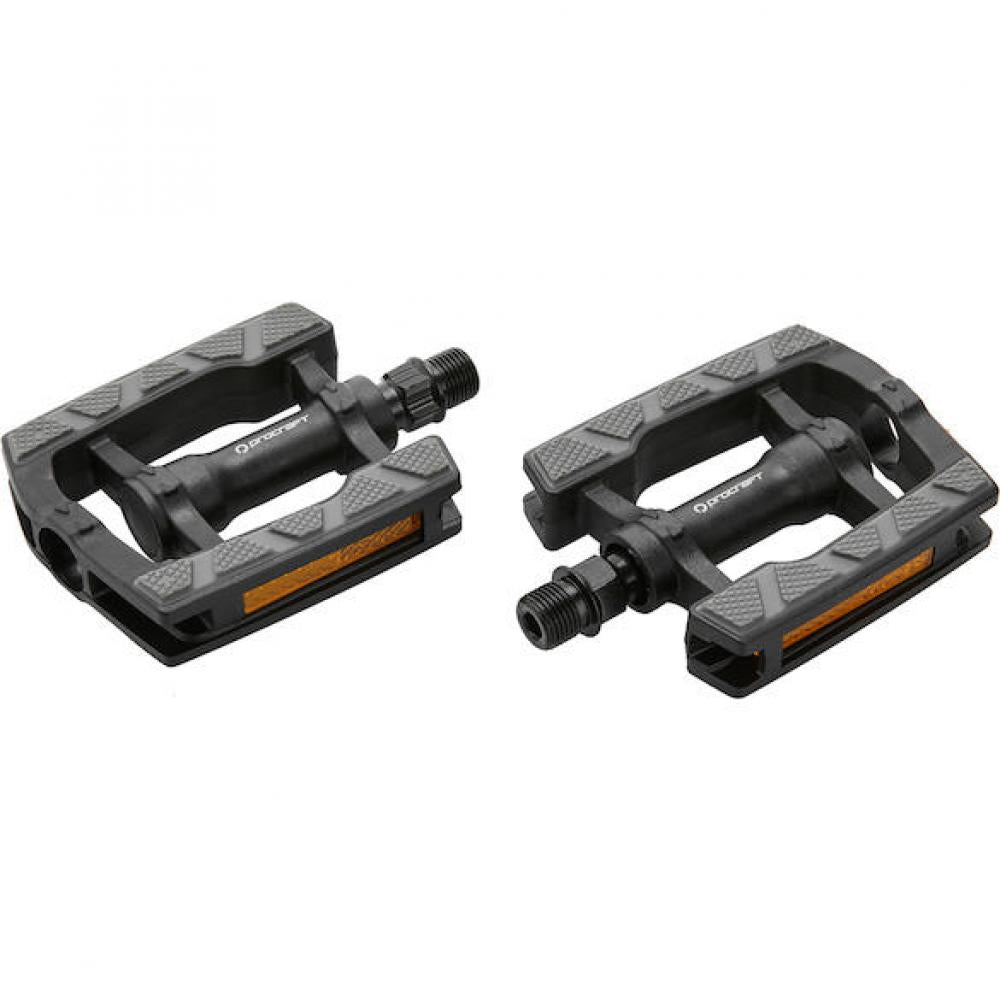 Procraft Pedale City Grip Comp One Size Schwarz - sicherer Komfort für City und Trekking