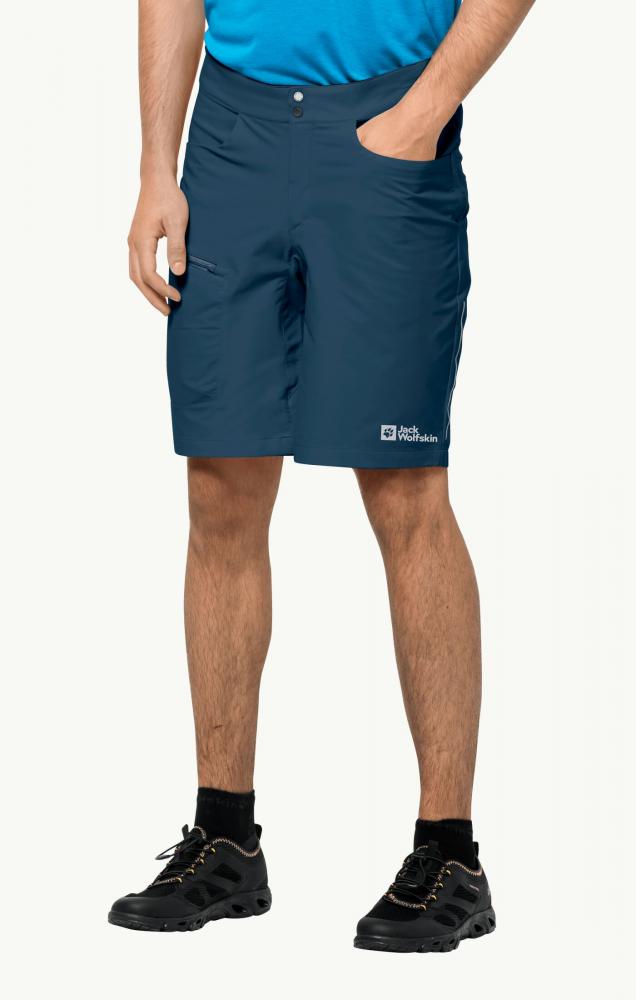 Jack Wolfskin Tourer Shorts M Synthetic Fiber Shorts Dark Sea Größe 52