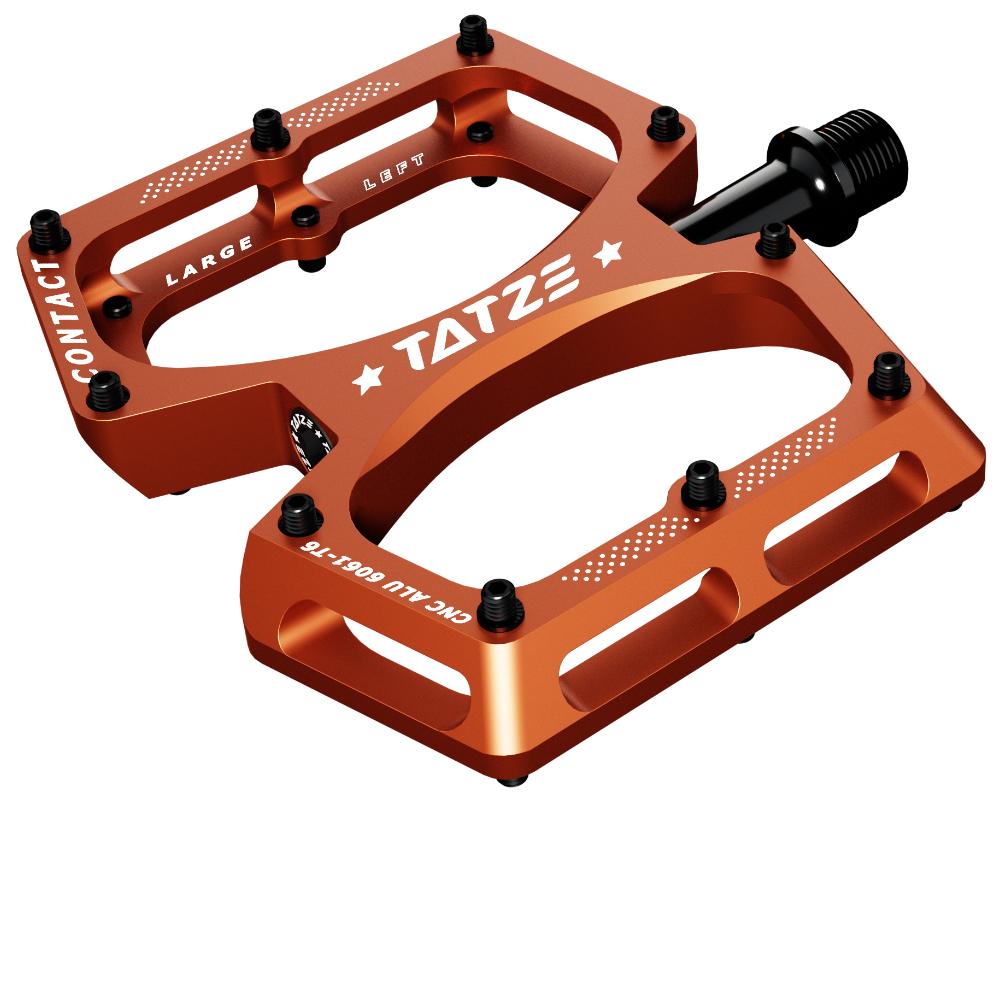Tatze Pedal CONTACT CNC KIDS orange Plattform 10 Pins je Seite