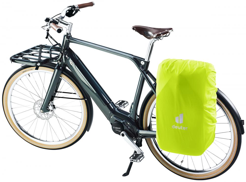 Deuter Xberg 25 Fahrradtasche Raisin-Caspia - 2-in-1 Rucksack & Hinterradtasche 25L