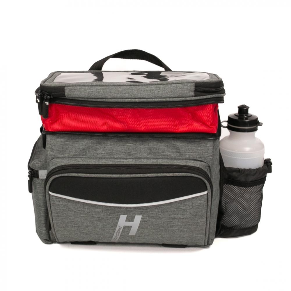 Haberland Lenkertasche Max Plus 10-12 l grau - praktische E?Bike-Lenkerlösung