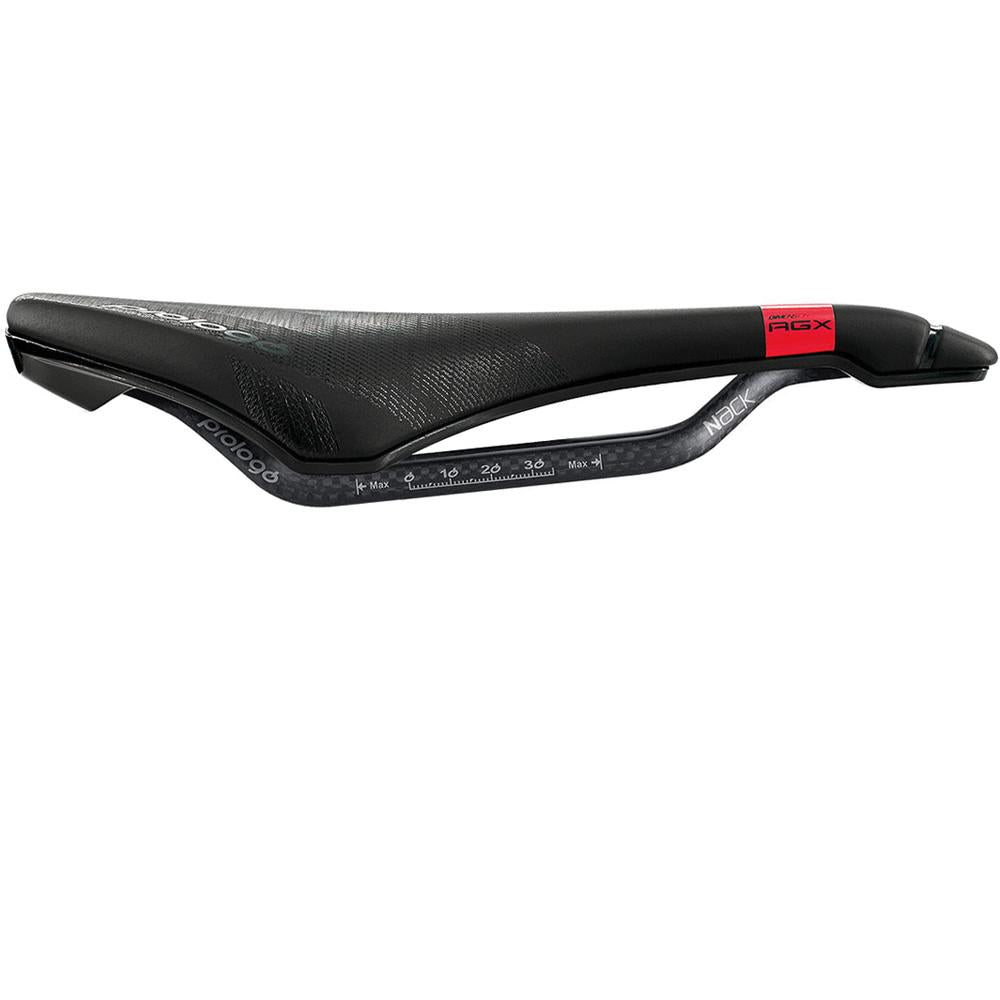 Prologo Dimension AGX 143 Sattel Schwarz - Ergonomischer Gravel & Rennrad Sattel 245×143 mm