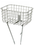 Basil Robin Vorderradkorb 26/28 Zoll 10 kg silber