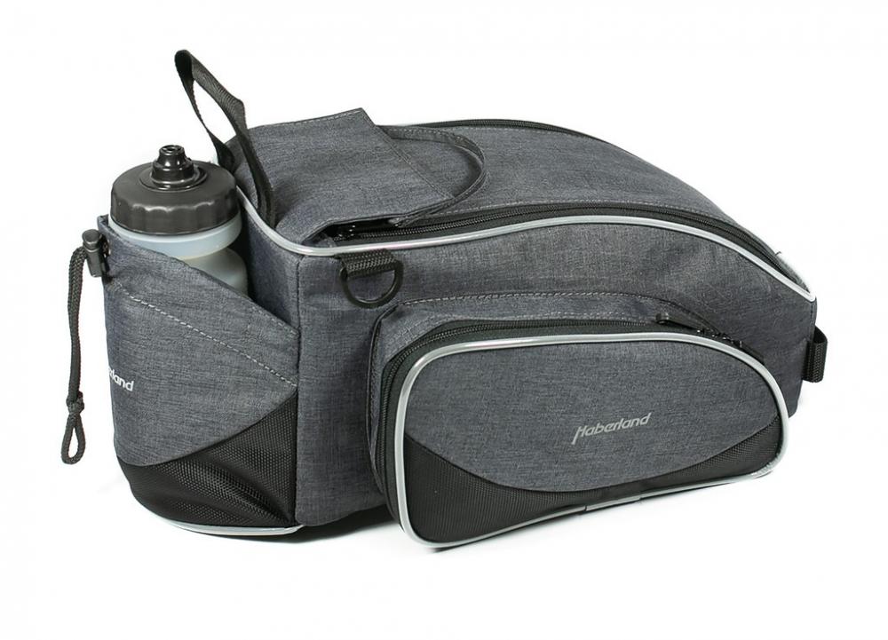 Haberland Gepäckträgeraufsatztasche Flexibag XL beige - flexible Stauraumlösung bis 20 Liter