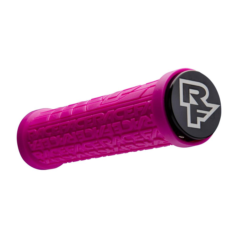 Race Face Grippler Lock-On Griff, 30mm, magenta lila für sicheren Halt und Kontrolle beim Radfahren.