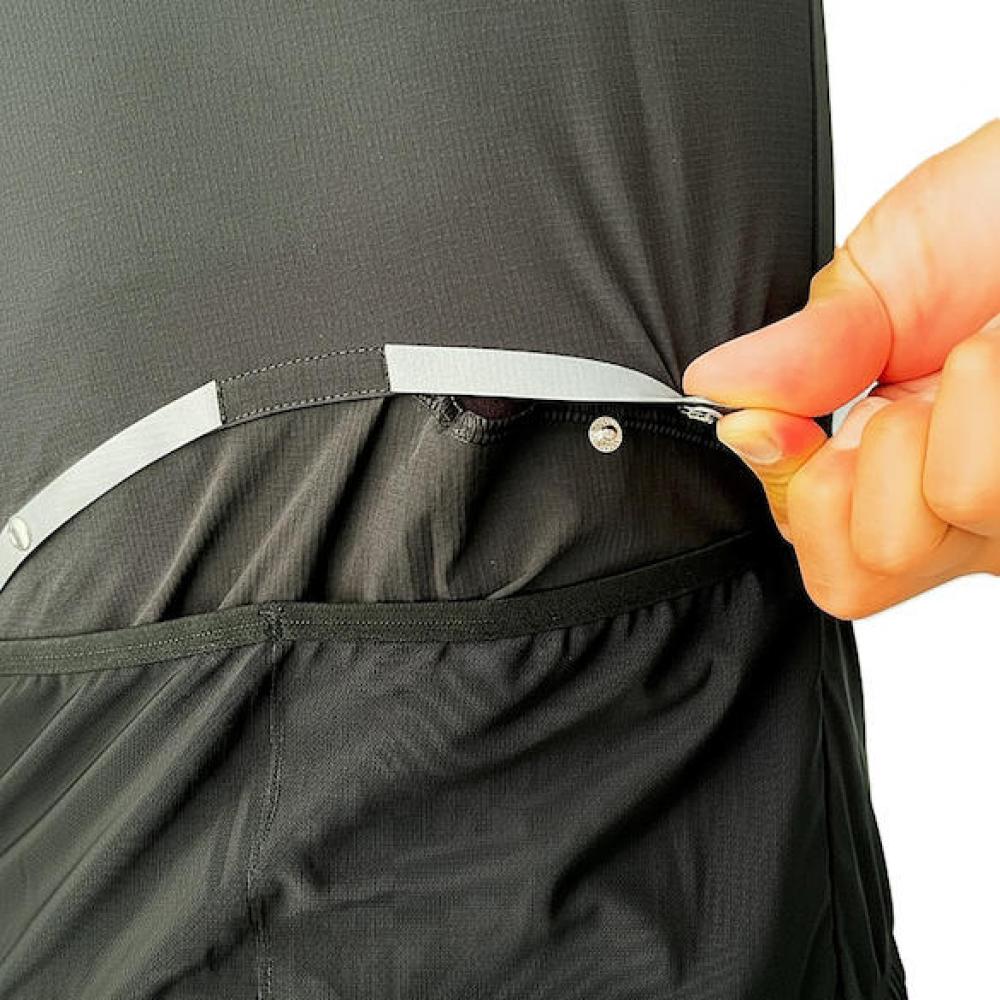 VeloToze Weste Core Shield M Schwarz - winddichter Kälteschutz für Ganzjahresfahrer