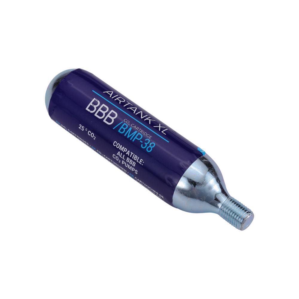 BBB Cycling BBB Cartidge Co2 Airtanks XL blau - schnelle CO2-Nachfüllkartusche
