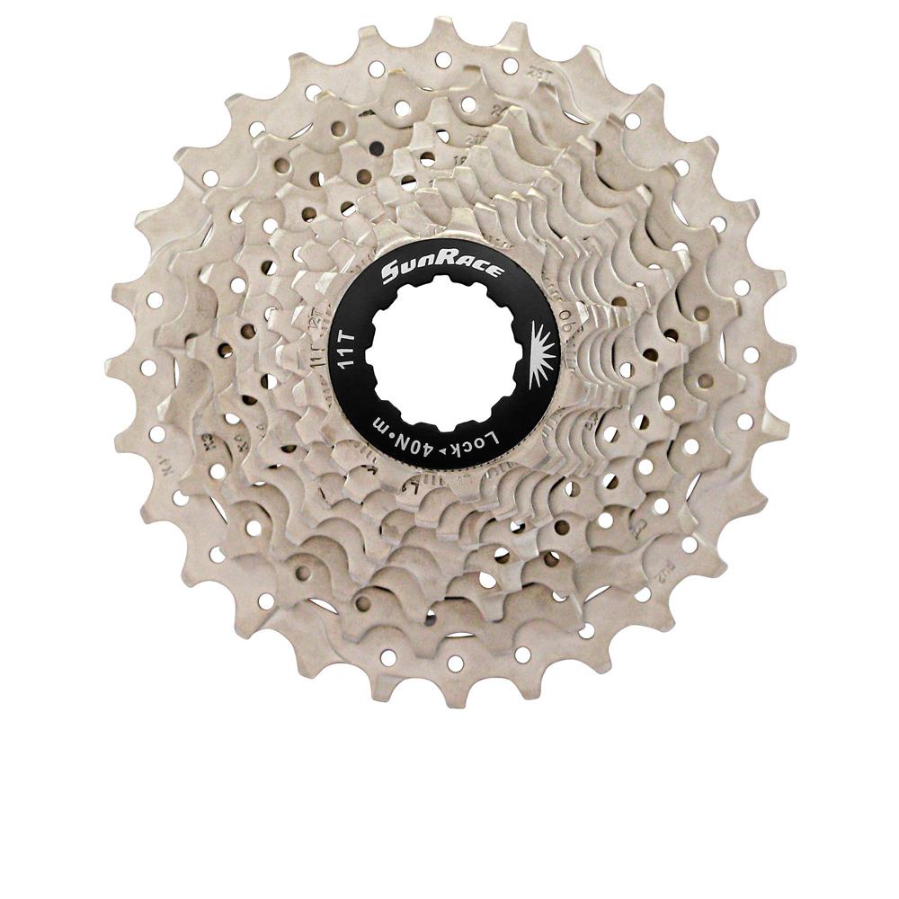 SunRace CSRS0 10s Kassette 11-28 Zähne Aluminium Spider Road Sram