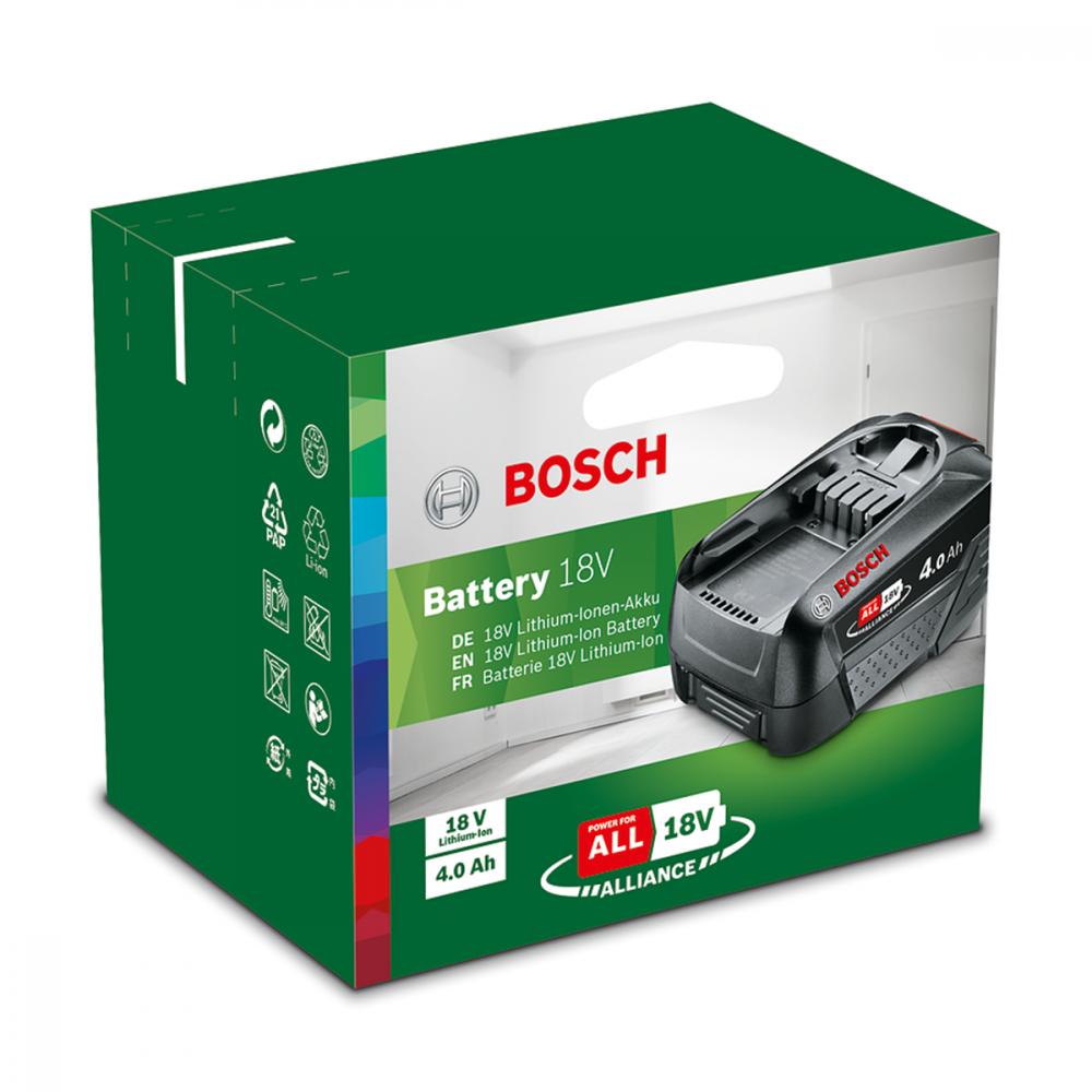 Bosch PowerTools Akkupack PBA 18V 4.0Ah W-C - leistungsstarker Ersatzakku für 18V-System
