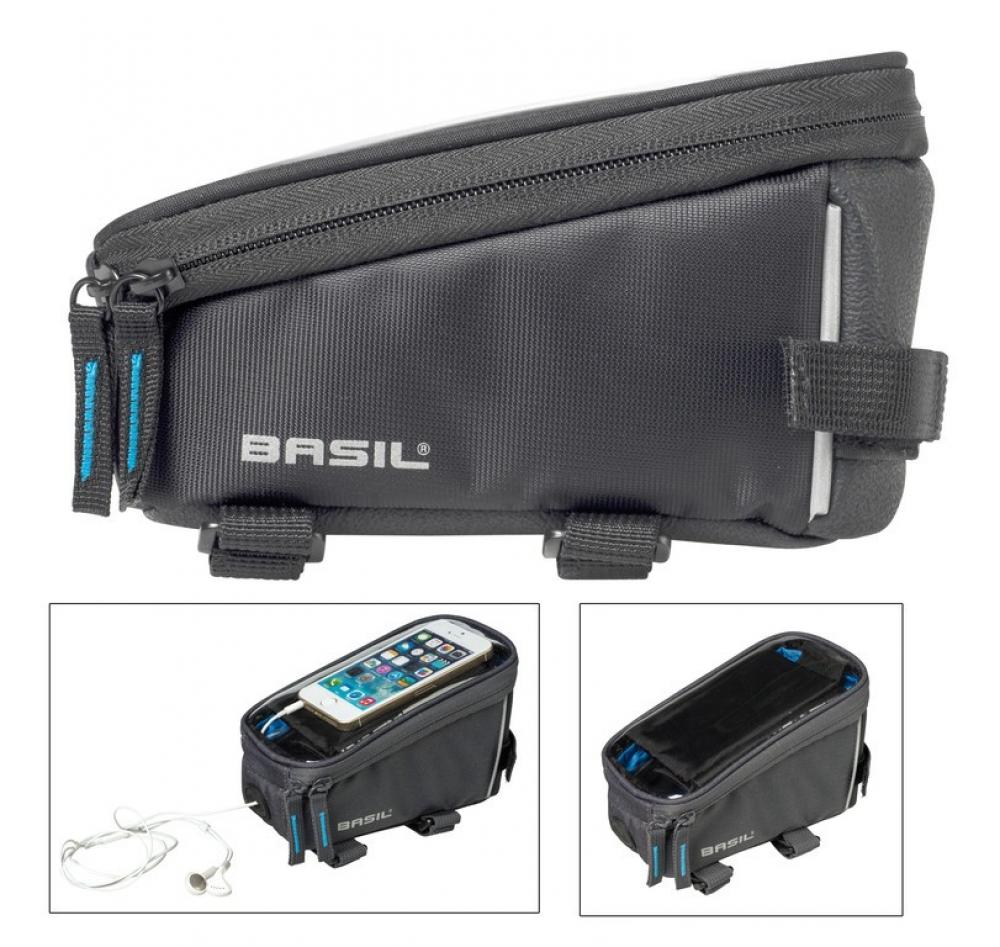 Basil Rahmentasche Sport Design graphite wasserabweisend 1l