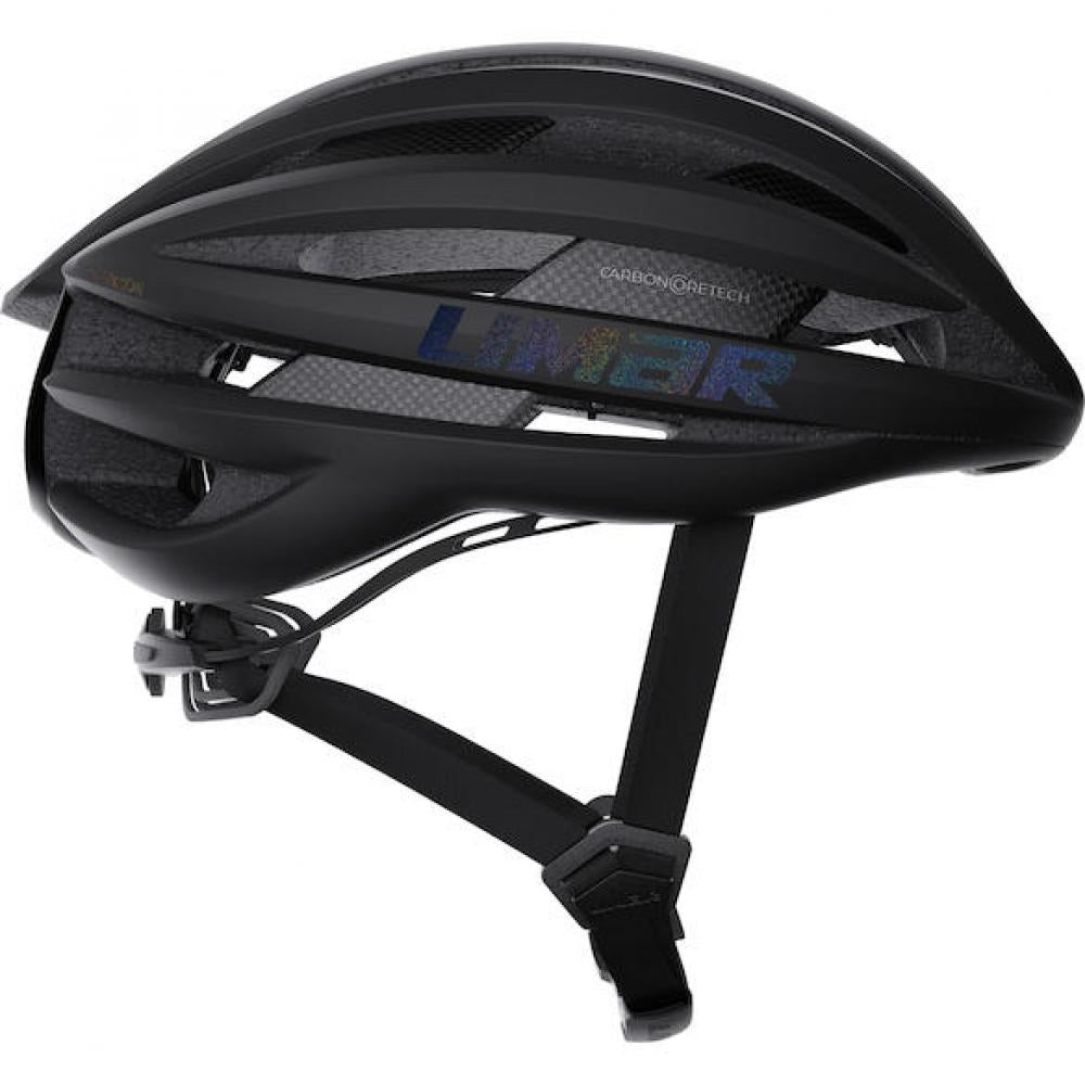 Limar Air Pro + Mips Iridescent Matt Black M - aerodynamischer Carbon-Rennradhelm