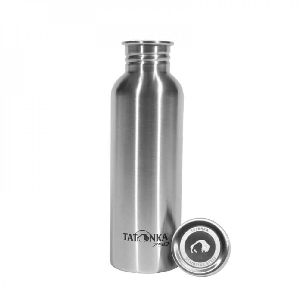 Tatonka Steel Bottle Premium 0,75 l - Trinkflasche Unisex mit auslaufsicherem Schraubverschluss