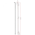 DT Swiss Speiche Alpine III 2.34 / 296 mm silber - robuste Speiche für E-Bikes & Tandems
