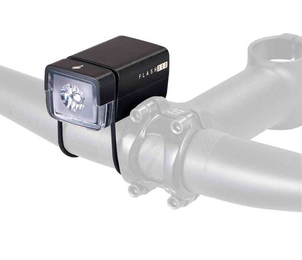 Specialized FLASH 300 HEADLIGHT 300 BLACK - kompakte Fahrradrontleuchte mit 300 Lumen - Frontlicht