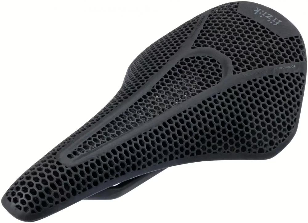 Fizik Rennrad-Sattel Vento Argo 00 Adaptive - 3D-gedrucktes Adaptive Polster Carbon DLS - Vollcarbon-Schale - Carbon-Gestell 10x9mm - 265x140mm - schwarz