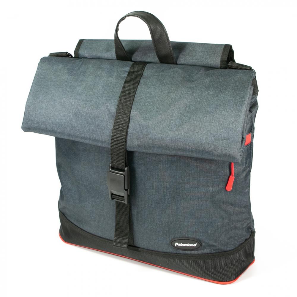 Haberland Shoppertasche eMotion anthrazit 38x40x13cm - vielseitige Fahrrad-Shopper Tasche